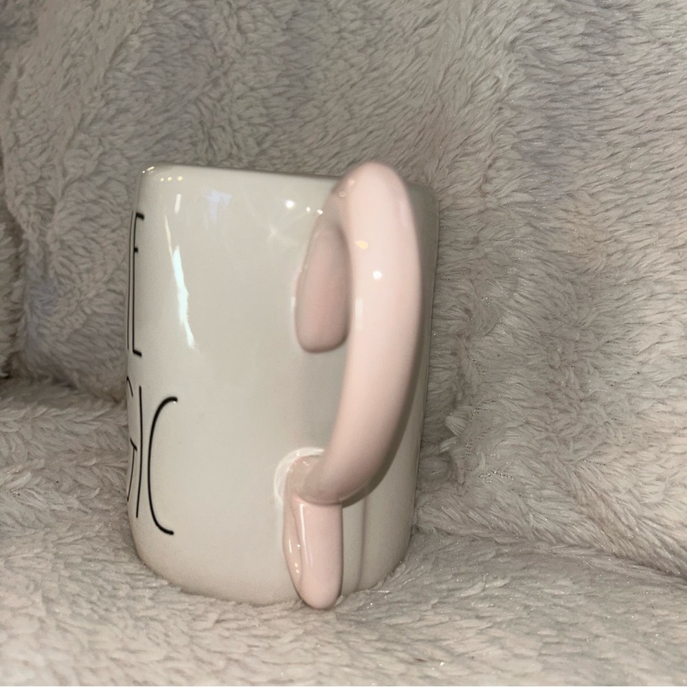Rae Dunn Disney Pixie Magic Mug Tinker Bell Pink Handle - Picture 3 of 11